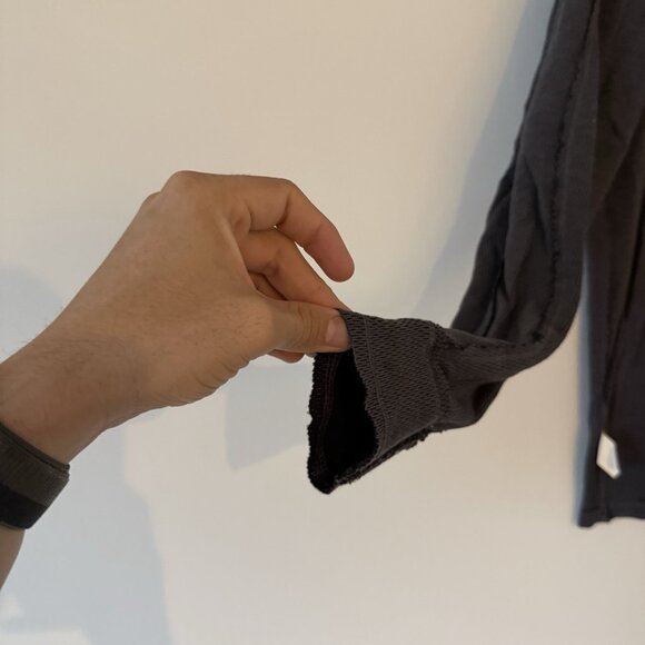 Affliction Reversible Thermal Long sleeve Shirt Size L Grunge Y2K Crazy Opium - Picture 5 of 10